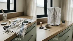 El truco de la toalla vieja para guardar electrodomésticos sin polvo ni humedad