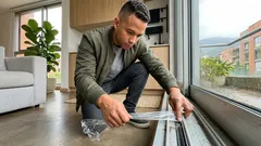 El riel de la ventana que siempre se ensucia: el truco del papel film para mantenerlo seco