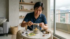 Antes de tirar el frasco de aceitunas: este DIY lo convierte en un detalle cálido para tu casa