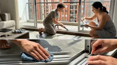 Tus ventanas corredizas lo van a notar: el truco del alcohol para rieles más limpios y secos