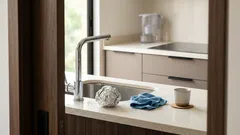 Papel aluminio en la grifería: el truco para bajar la cal… y el paso final que define el brillo